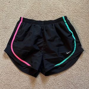 Nike Dri Fit Four Color Stripe Shorts Size Medium